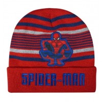 Σκουφάκι παιδικό πλεκτό Spiderman κόκκινος 02017-1 Χειμωνιάτικα
