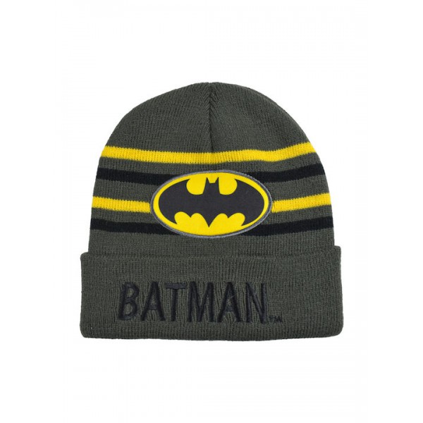Σκουφάκι παιδικό πλεκτό Batman 02010 Χειμωνιάτικα Σκουφάκι παιδικό πλεκτό Batman 02010 Χειμωνιάτικα
