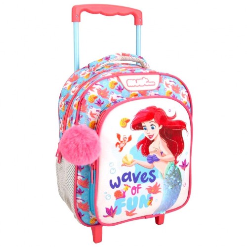 Τσάντα νηπίου Ariel τρόλευ 3D 564311 Καλοκαιρινά