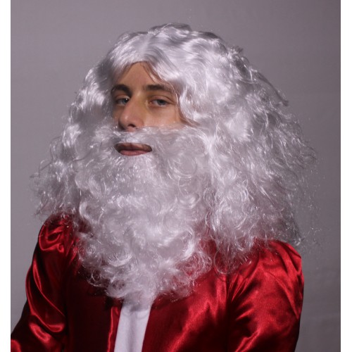 Σετ Γενειάδα με περούκα Αη-Βασίλη 00099 Χειμωνιάτικα