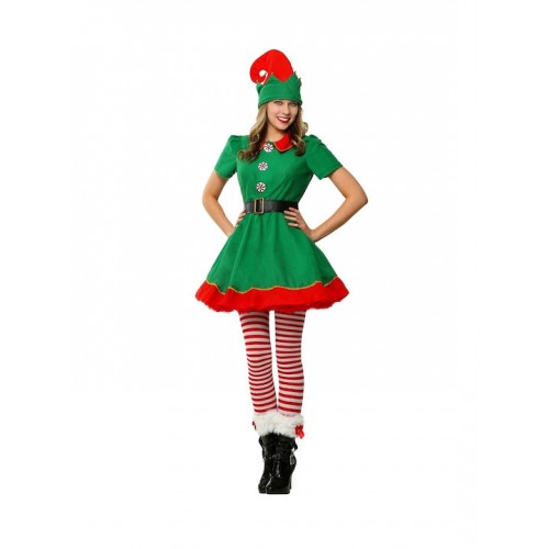 Στολή ενηλίκων Ξωτικό Βοηθός Άη -Βασίλη 013952 Χειμωνιάτικα